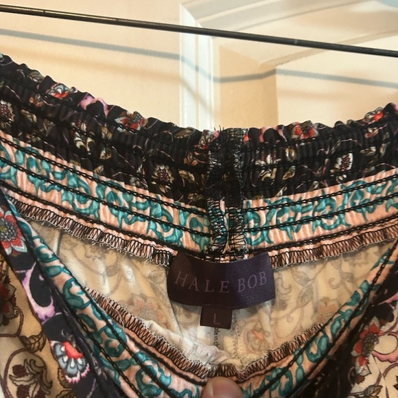 Hale Bob 3 piece outfit set pants tank top and 3/4 sleeve blouse size large - Picture 9 of 13